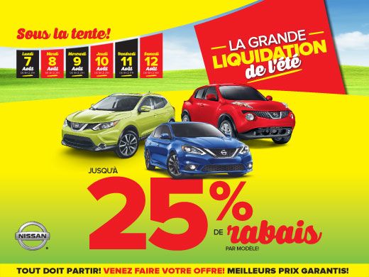 Grande liquidation sous la tente