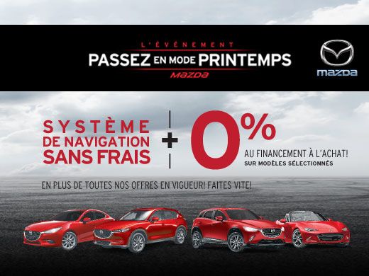 L’événement PASSEZ en mode PRINTEMPS MAZDA