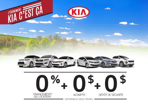 L’événement Kia, c’est ça!