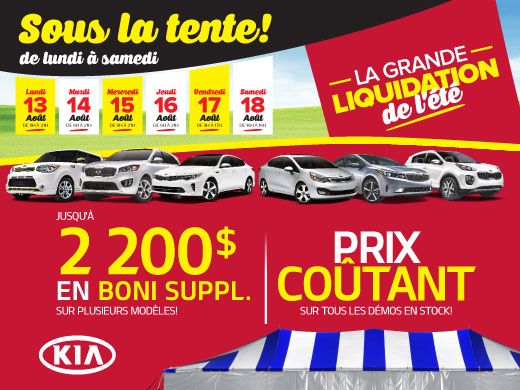 La Grande Liquidation de L'Été!