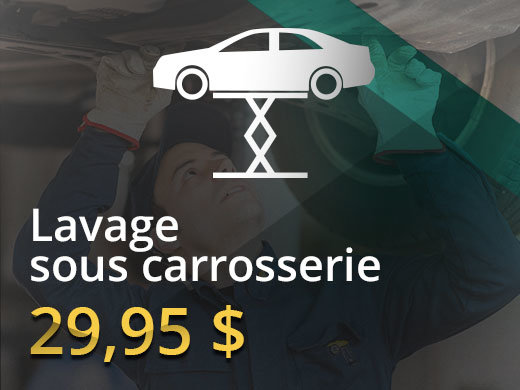 Forfait d'esthétique #10 - Lavage sous carrosserie
