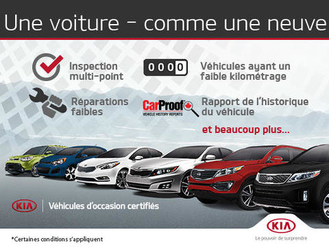 Une voiture comme une neuve! Notre programme certifié