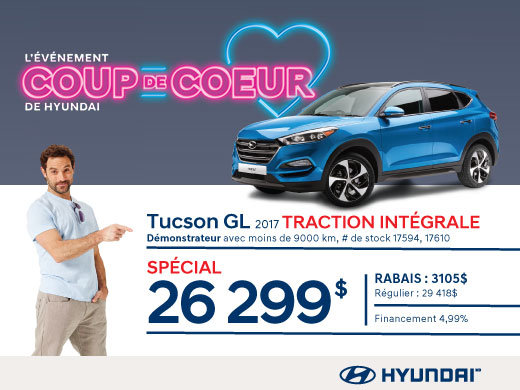 HYUNDAI Tucson GL 2017 démo