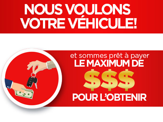 Nous voulons votre véhicule