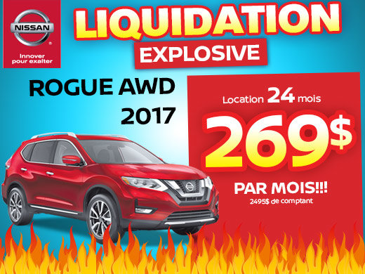 Méga liquidation Rogue 2017