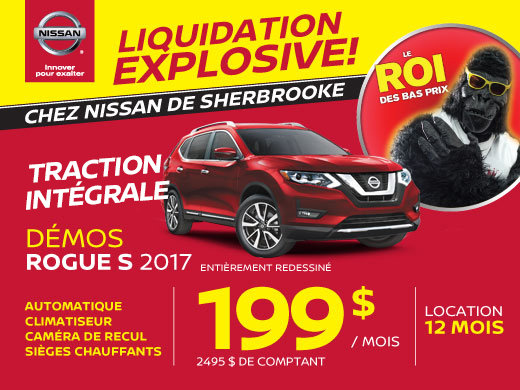 Méga liquidation démos Rogue 2017