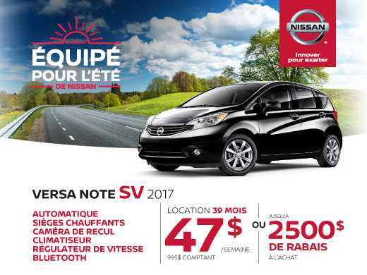 Nissan Versa Note 2017
