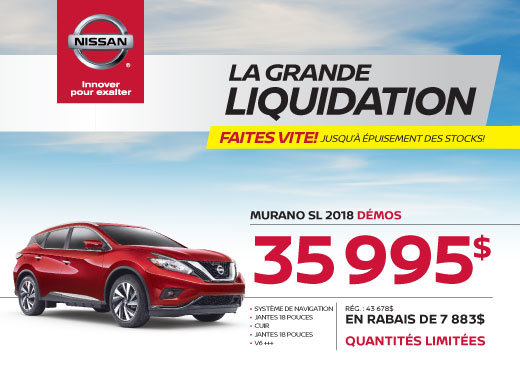 MURANO SL 2018 démos