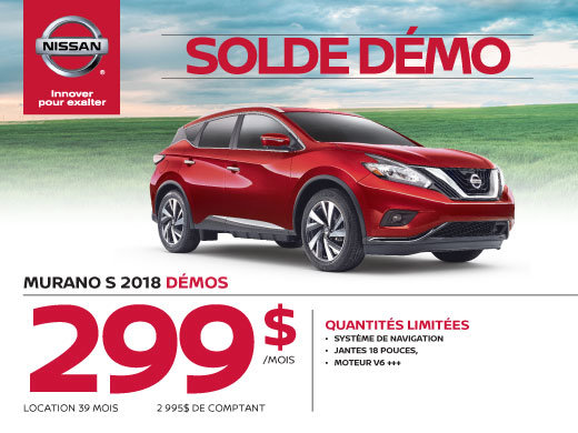 MURANO S 2018 démos