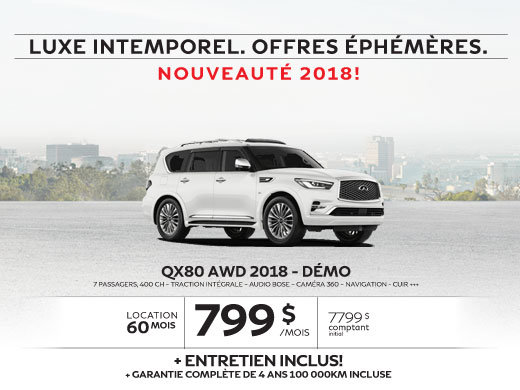 QX80 AWD 2018 démo