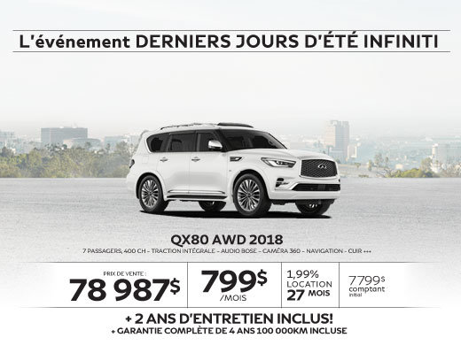 QX80 AWD 2018