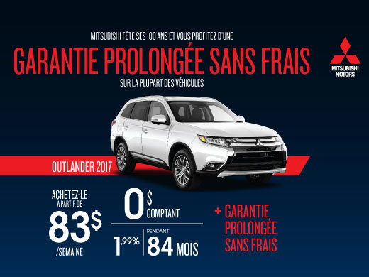 Mitsubishi Outlander 2017 en rabais