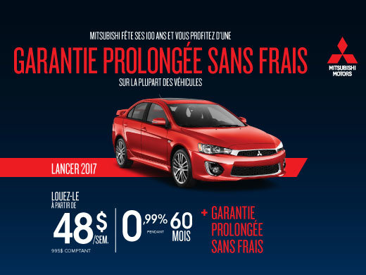 Mitsubishi Lancer 2017 en rabais