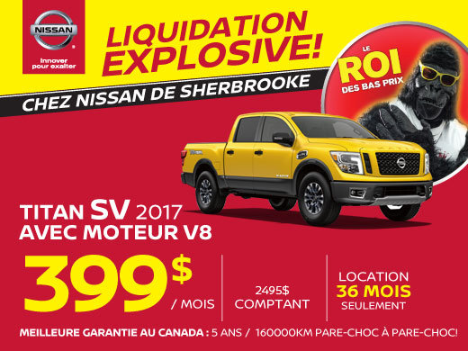 Liquidation explosive Titan SV 2017