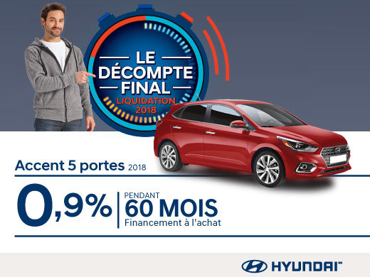 Accent 5 portes 2018