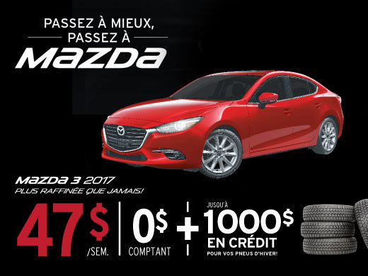 Louez la Mazda3 2017