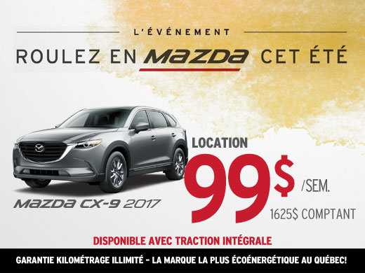 Louez le Mazda CX-9 2017