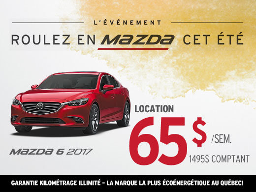Louez la Mazda6 2017