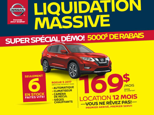 Liquidation massive Rogue S démo