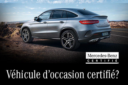 Véhicule d'occasion certifié?
