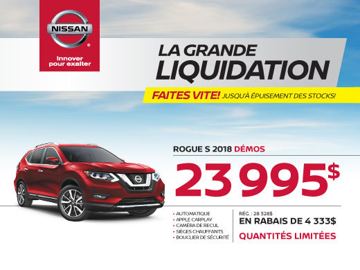 ROGUE S 2018 démos