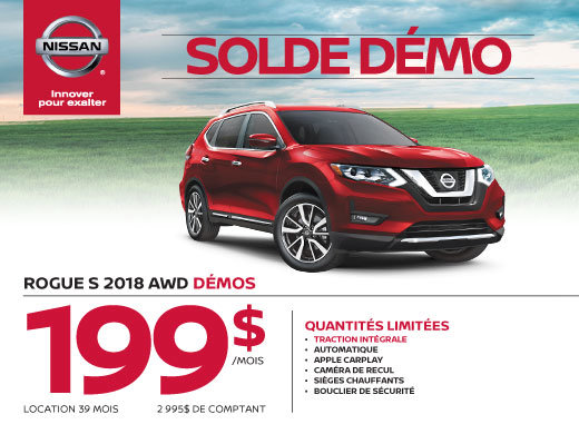 ROGUE S 2018 AWD démos