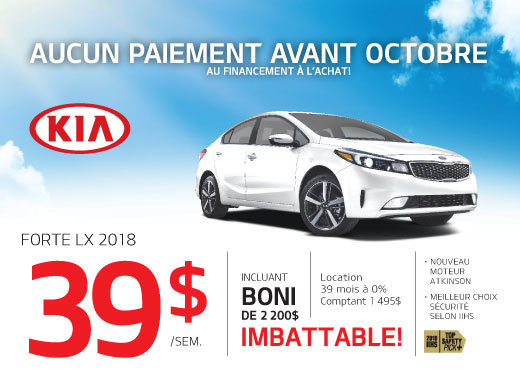 Forte LX 2018 à prix incroyable!
