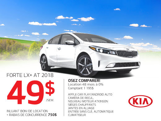 Forte LX+ Automatique 2018 à prix incroyable!