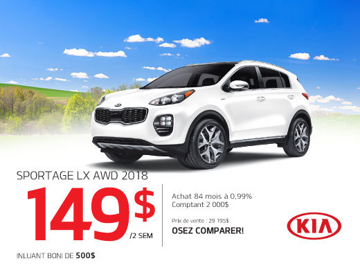 Sportage LX AWD 2018