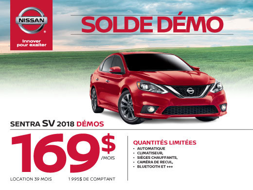 SENTRA SV 2018 démos