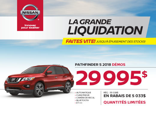 PATHFINDER S 2018 démos