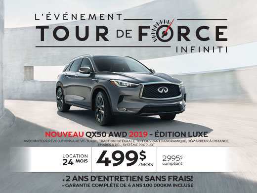 QX50 AWD 2019 édition LUXE