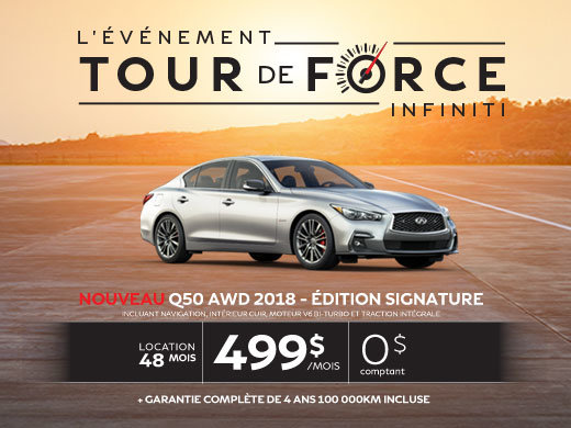 Q50 AWD 2018 – Édition SIGNATURE