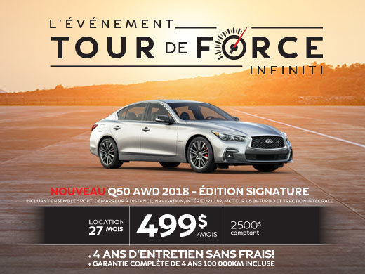 Q50 AWD 2017 – Édition SIGNATURE