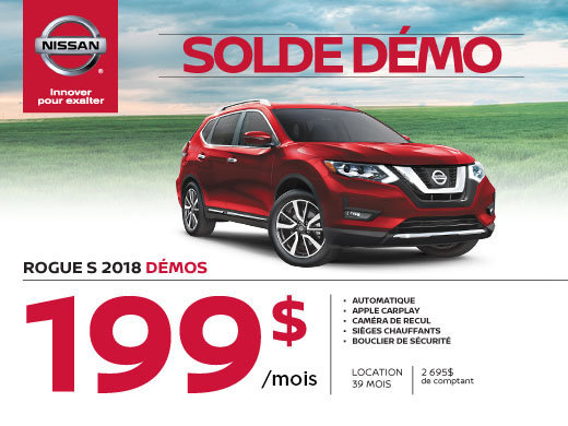 Offre exclusive - Rogue S 2018 démos!