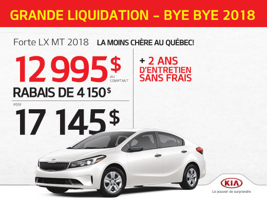 Achetez la Forte 2018