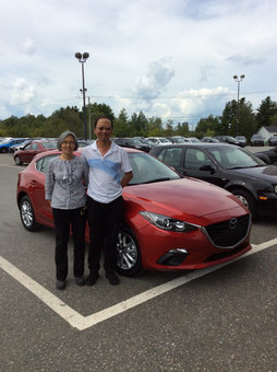 Location d'une nouvelle Mazda 3 sport