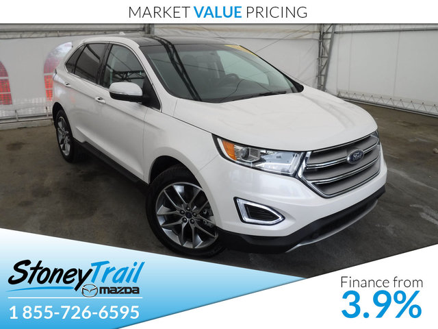 2016 Ford Edge Titanium - NAV! PANO. ROOF! SMART KEY! HEATED & COOLED SEATS!
